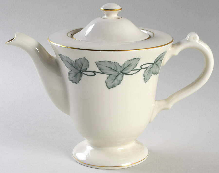 Sylvia Coffee Pot & Lid by Pickard-1