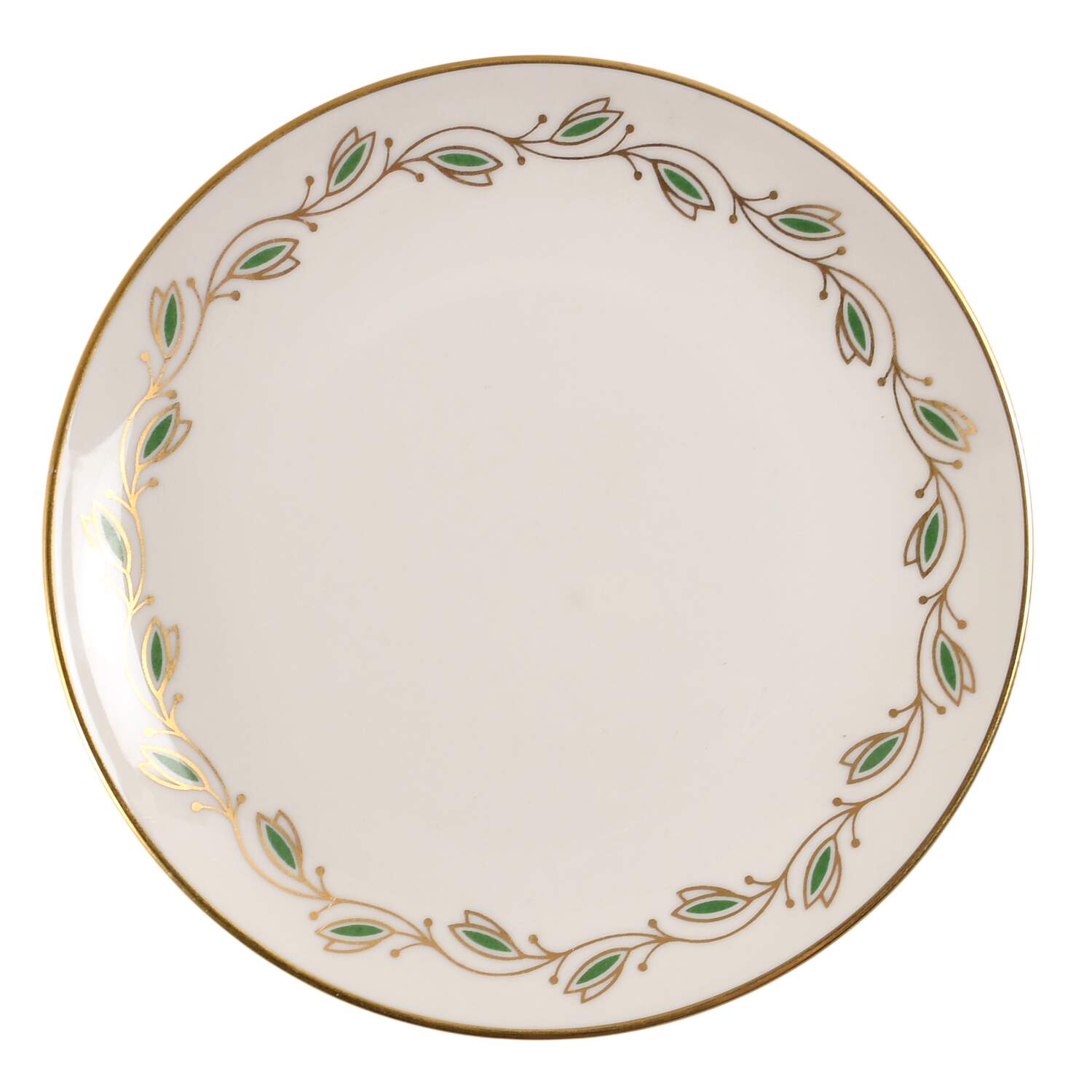 Symphony Green Saucer for Cream Soup Bowl by Pickard-1