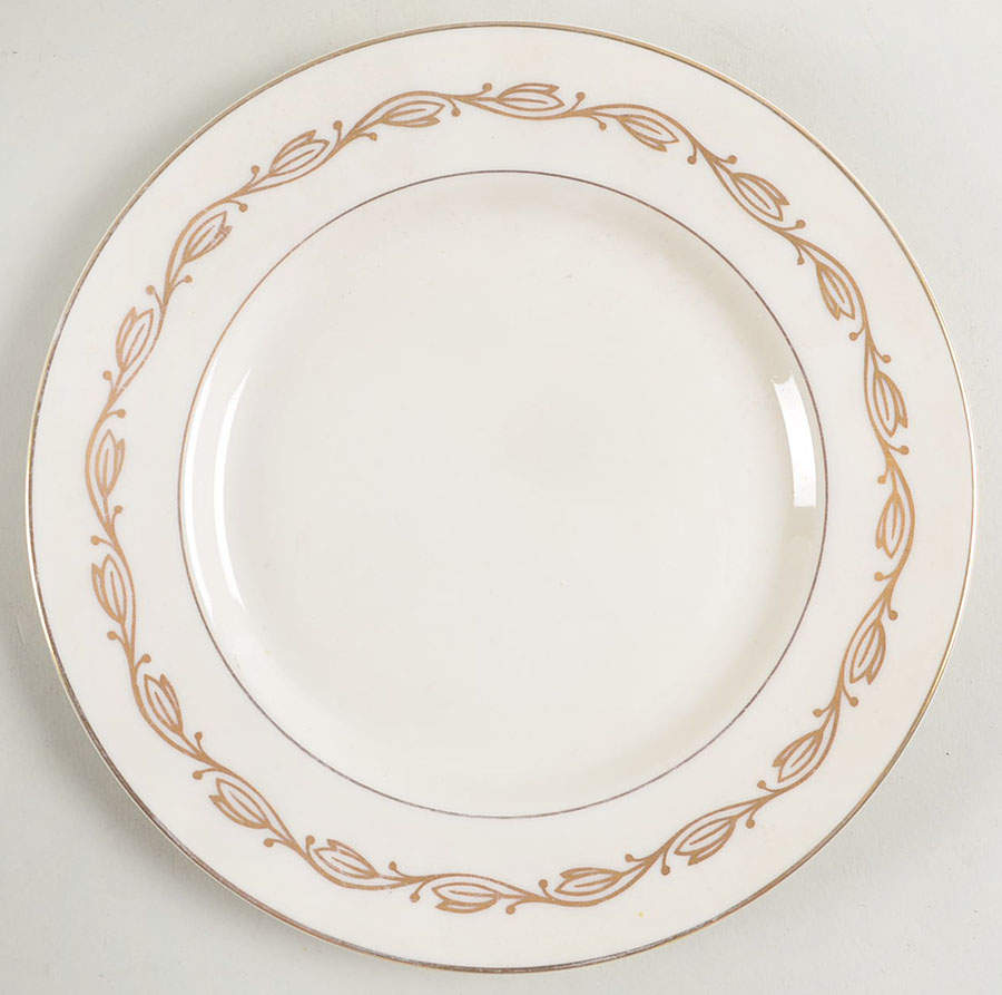 Symphony Ivory Salad Plate by Pickard-1