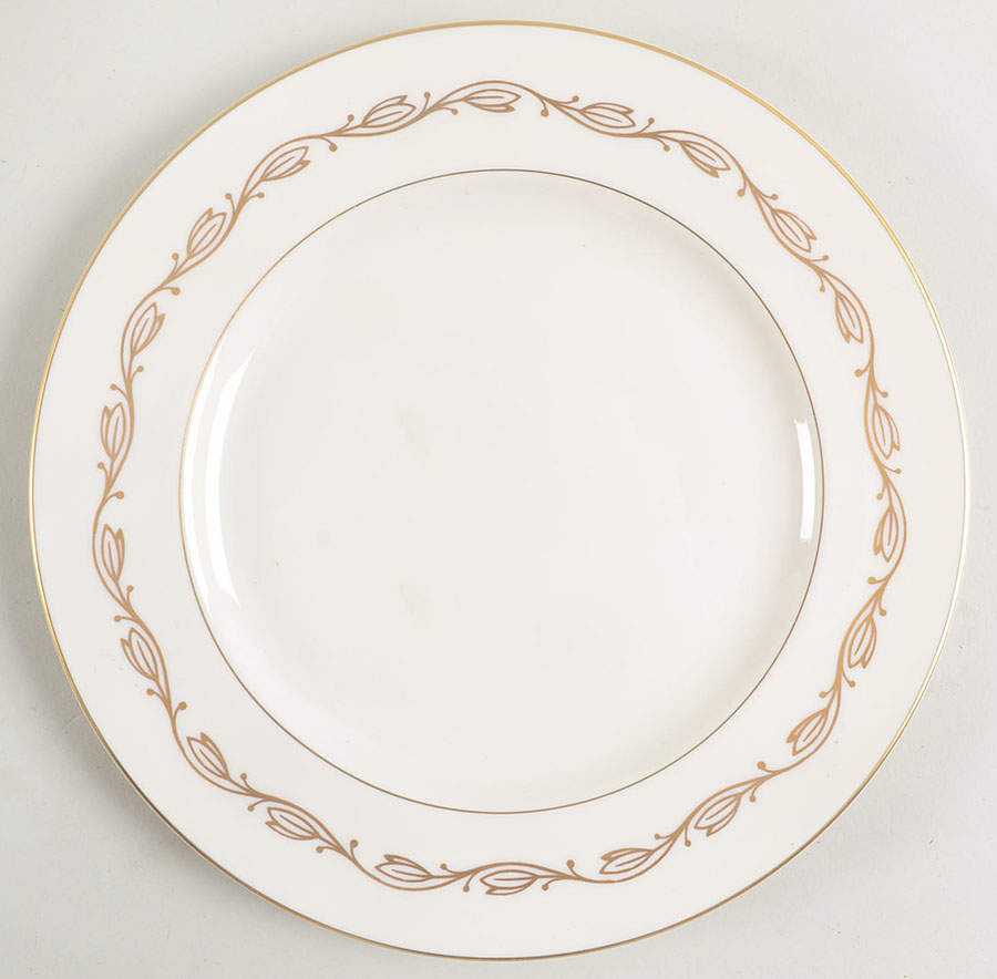 Symphony Ivory Luncheon Plate by Pickard-1