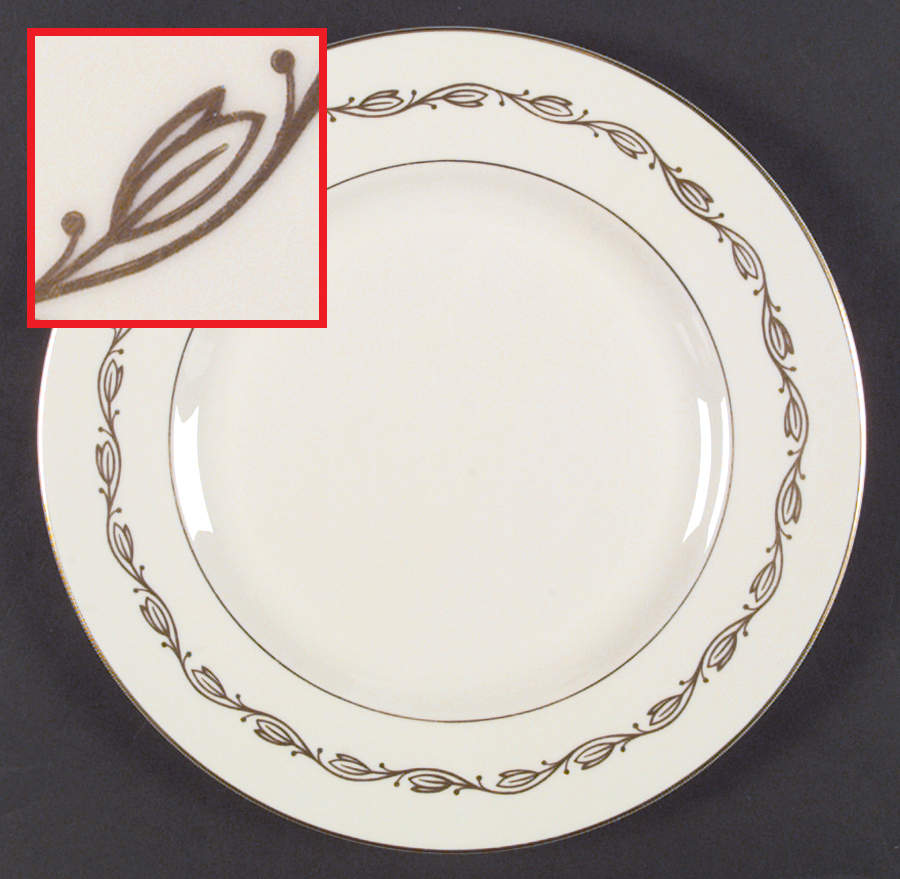 Symphony Ivory Dinner Plate by Pickard-1