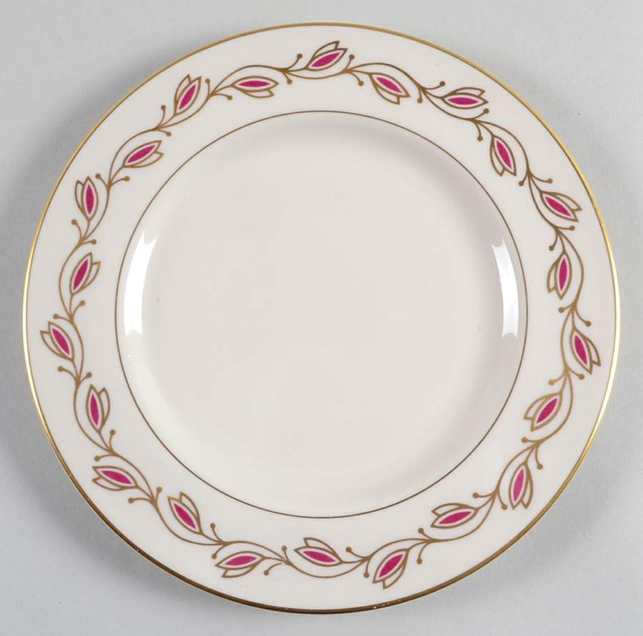 Symphony Red Salad Plate by Pickard-1