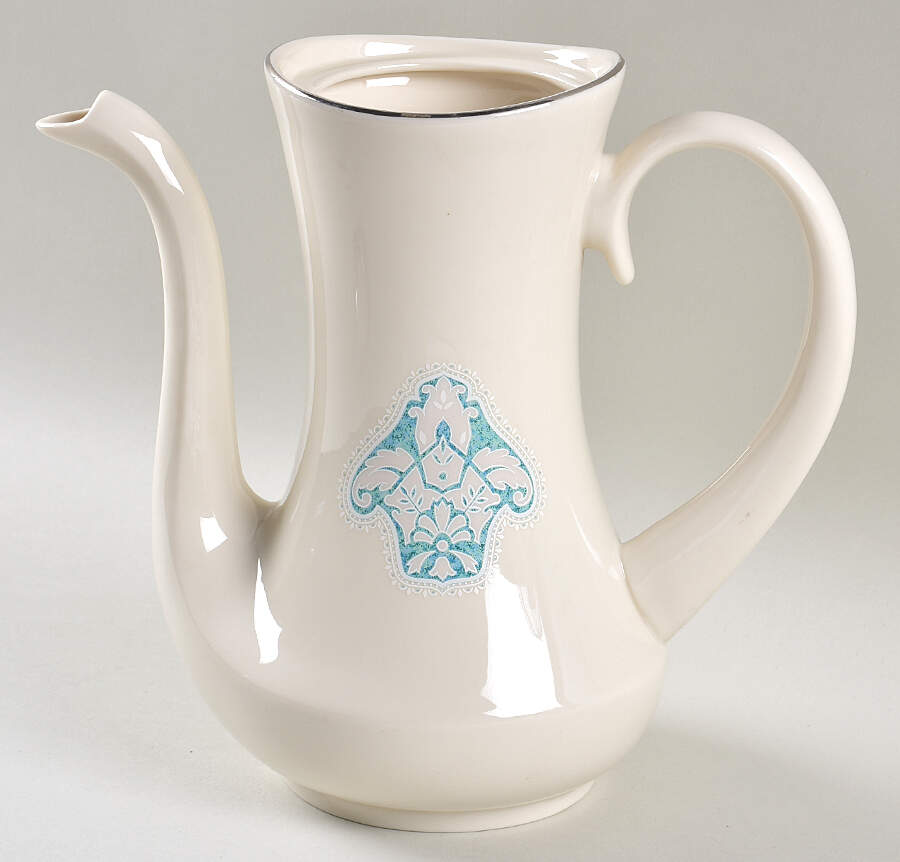 Tapestry Coffee Pot No Lid by Pickard-1