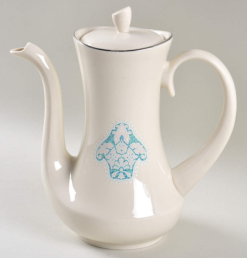 Tapestry Coffee Pot & Lid by Pickard-1