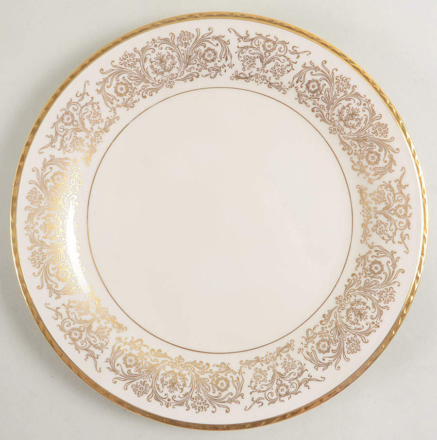 Tiara Gold Dinner Plate by Pickard-1
