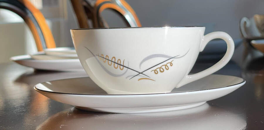 Today Flat Cup & Saucer Set by Pickard-1
