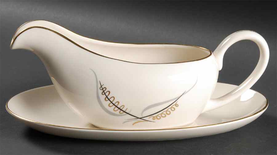Tomorrow Gravy Boat & Underplate by Pickard-1