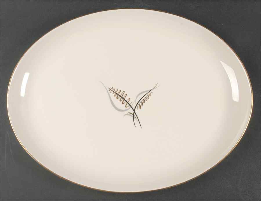 Tomorrow 15" Oval Serving Platter by Pickard-1