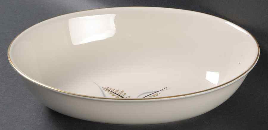 Tomorrow 9" Oval Vegetable Bowl by Pickard-1