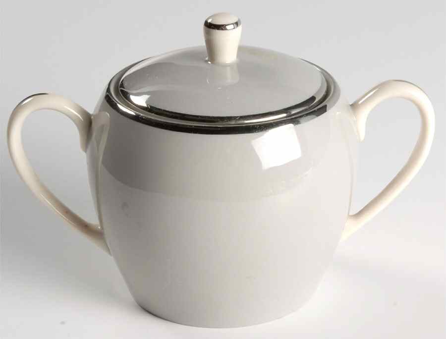Vesta Sugar Bowl & Lid by Pickard-1