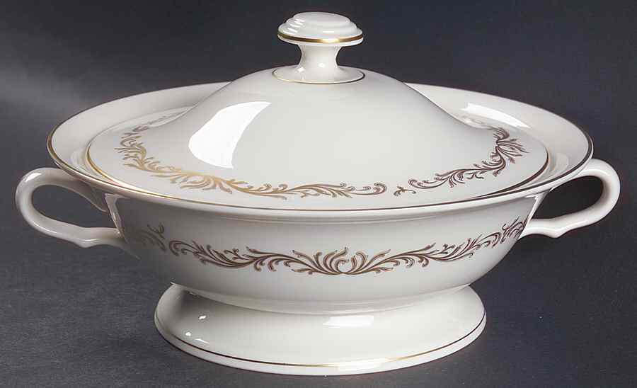 Victoria Round Covered Vegetable by Pickard-1