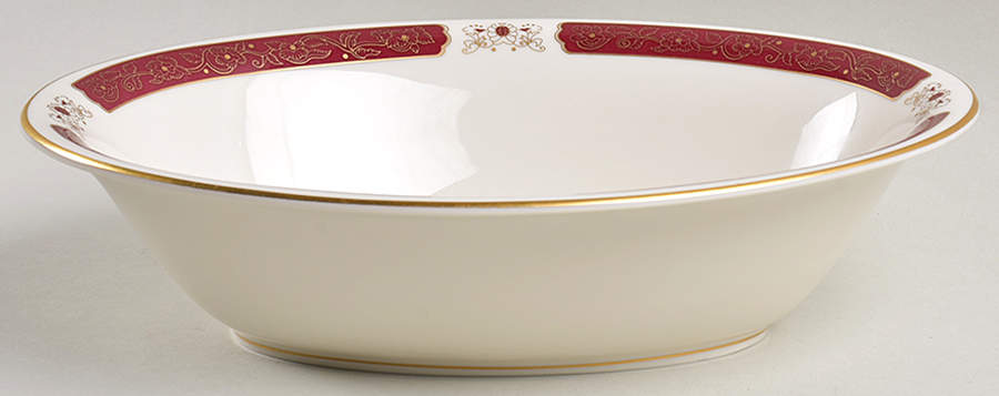 Wellington 9" Oval Vegetable Bowl by Pickard-1