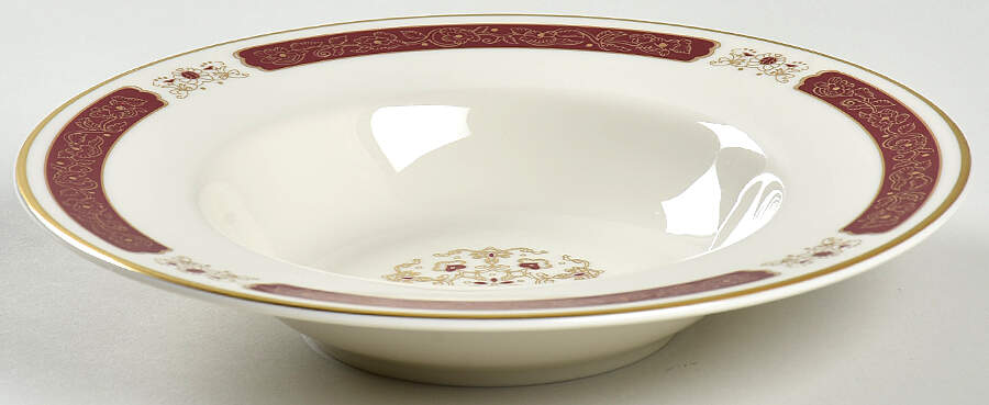 Wellington Rim Soup Bowl by Pickard-1