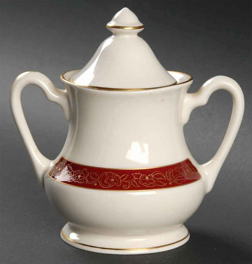Wellington Sugar Bowl & Lid by Pickard-1
