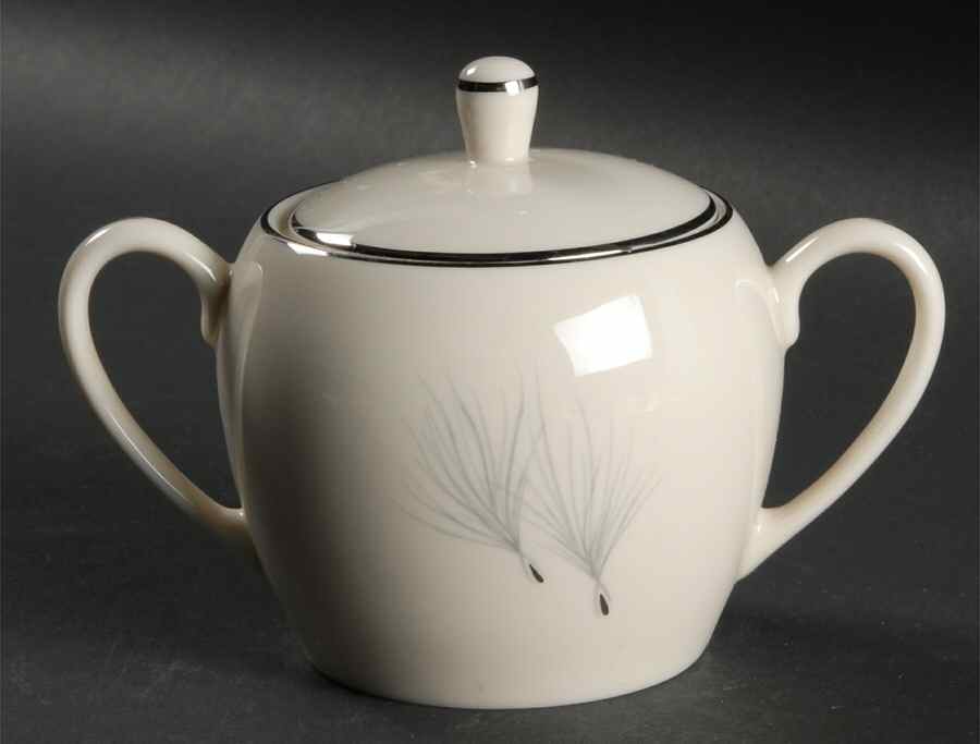 Whisper Sugar Bowl & Lid by Pickard-1