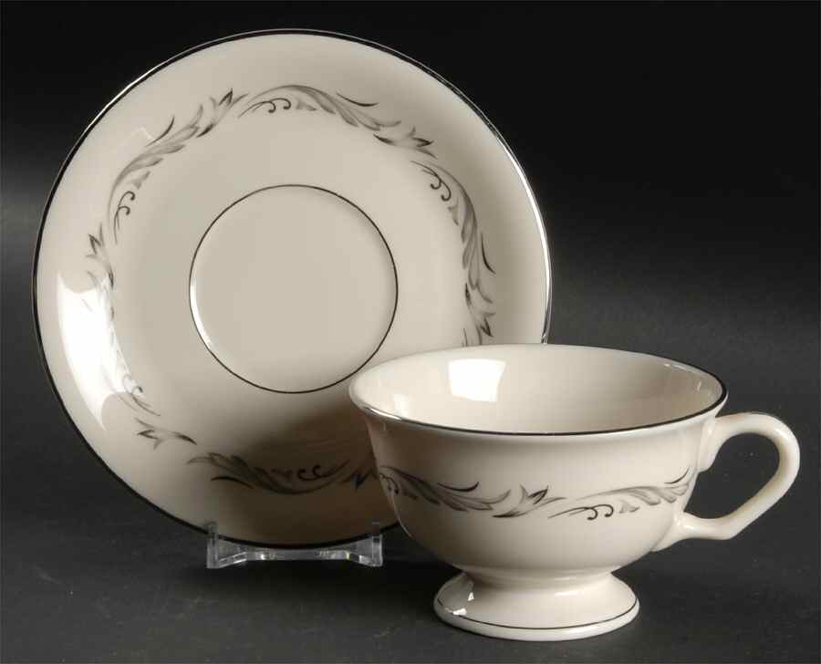 Windsor Footed Cup & Saucer Set by Pickard-1