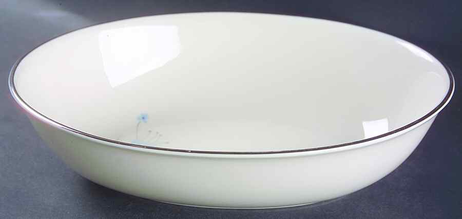 Woodland Flower 9" Oval Vegetable Bowl by Pickard-1