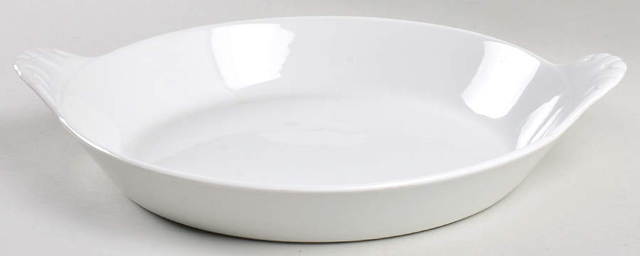 Culinaire White 13" Augratin by Pillivuyt-1