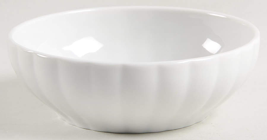 Culinaire White 4" Individual Ribbed Bowl by Pillivuyt-1