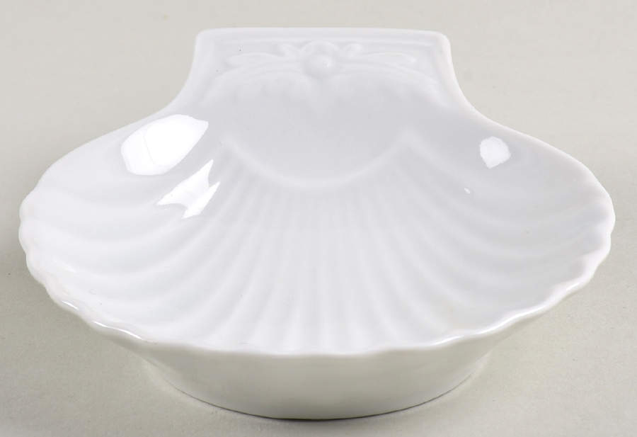 Culinaire White 4" Shell Shaped Dish by Pillivuyt-1