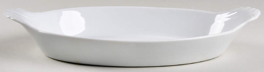 Culinaire White 11" Augratin by Pillivuyt-1