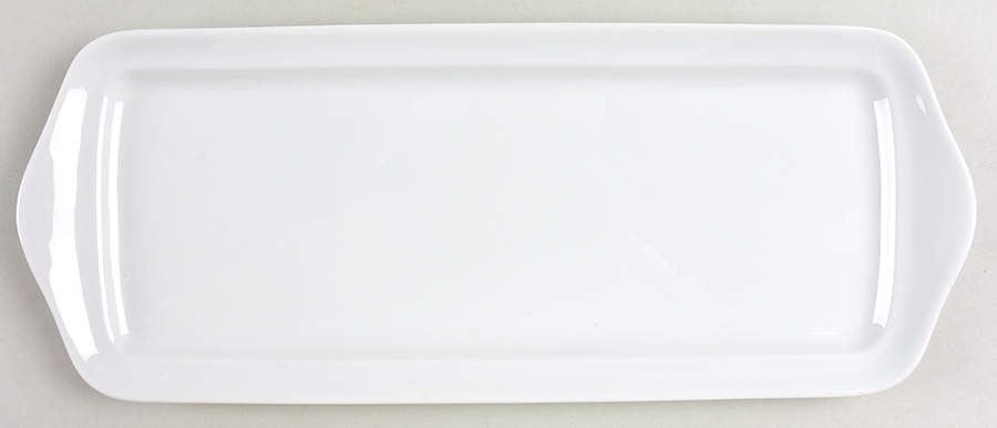 Culinaire White 14" Rectangular Serving Platter by Pillivuyt-1