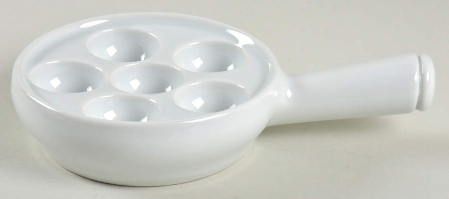 Culinaire White 6 Hole Escargo/Snail Dish by Pillivuyt-1