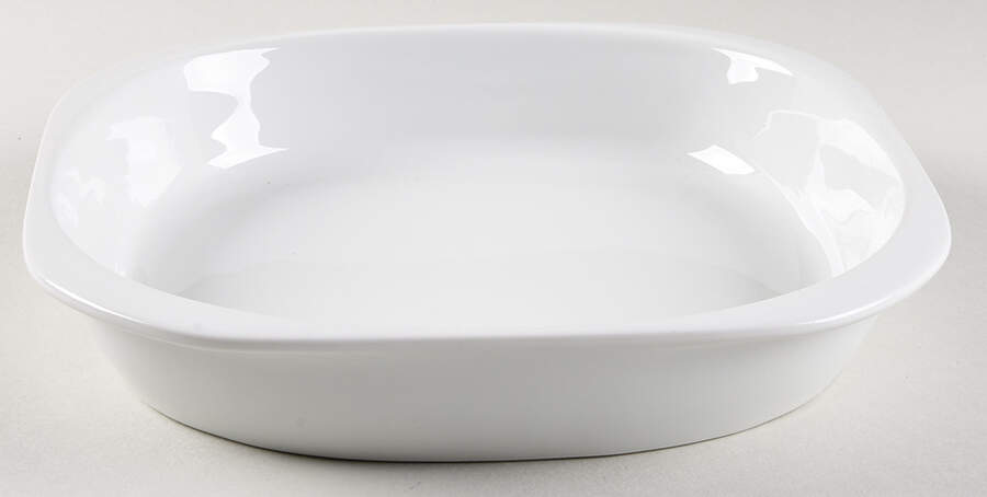 Culinaire White 9" Square Baker by Pillivuyt-1