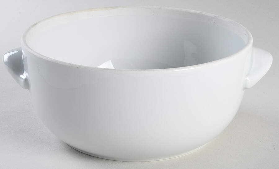 Culinaire White 1.75 Qt Round Covered Casserole No Lid by Pillivuyt-1