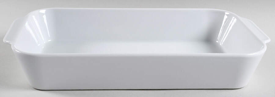 Culinaire White 14" Rectangular Baker by Pillivuyt-1