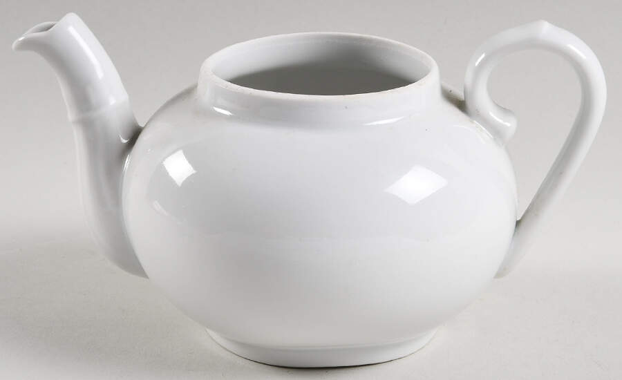 Culinaire White Mini Teapot No Lid by Pillivuyt-1