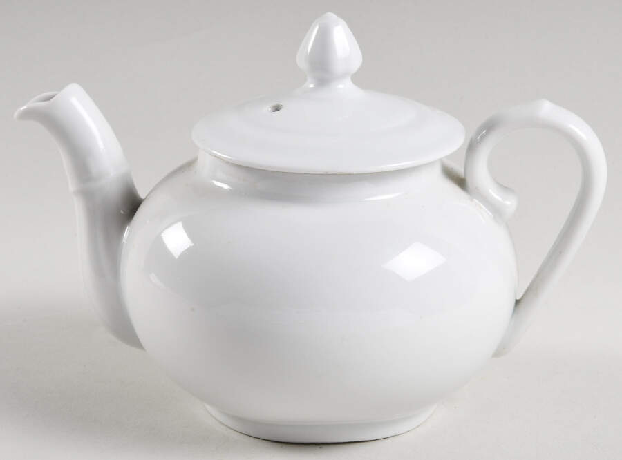 Culinaire White Mini Teapot & Lid by Pillivuyt-1