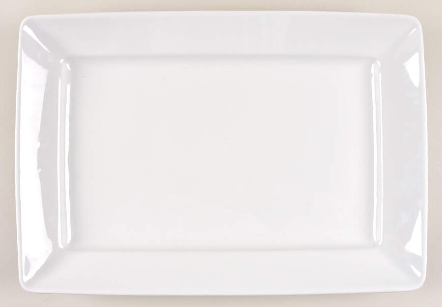 Culinaire White 18" Rectangular Serving Platter by Pillivuyt-1
