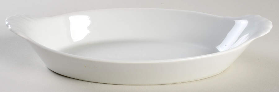 Culinaire White 10" Augratin by Pillivuyt-1