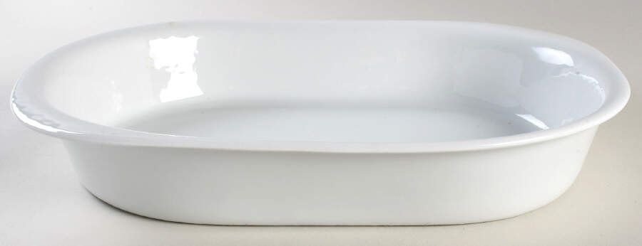 Culinaire White 14" Rectangular Baker by Pillivuyt-1