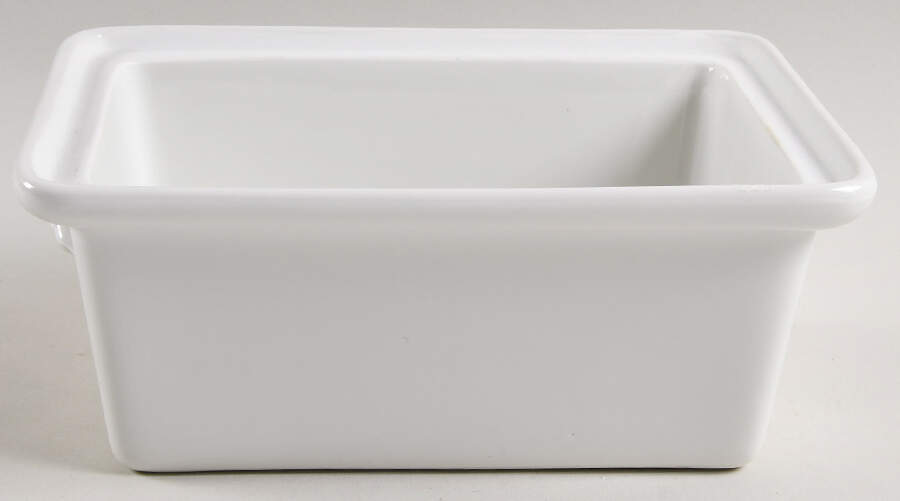 Culinaire White 1.25 Quart Rectangular Casserole No Lid by Pillivuyt-1
