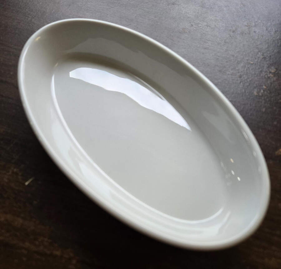 Culinaire White 7" Augratin by Pillivuyt-1