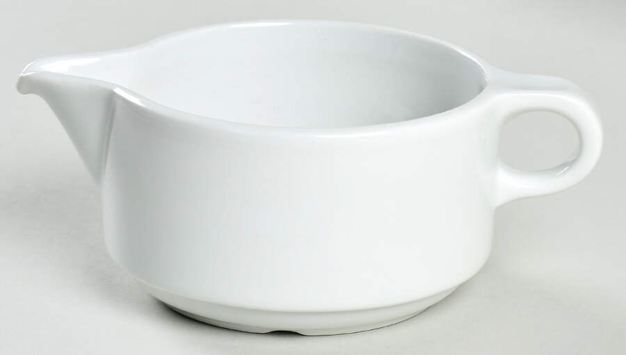 Culinaire White Gravy Boat by Pillivuyt-1