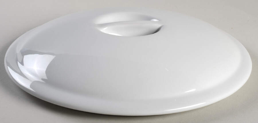 Culinaire White Lid for 3 Quart Round Casserole by Pillivuyt-1
