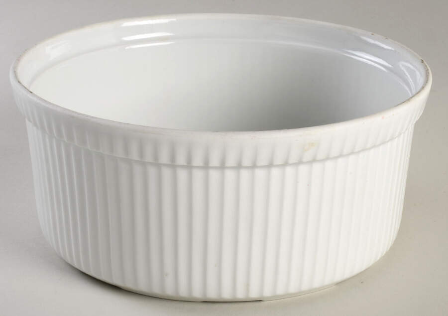 Culinaire White 7" Souffle by Pillivuyt-1
