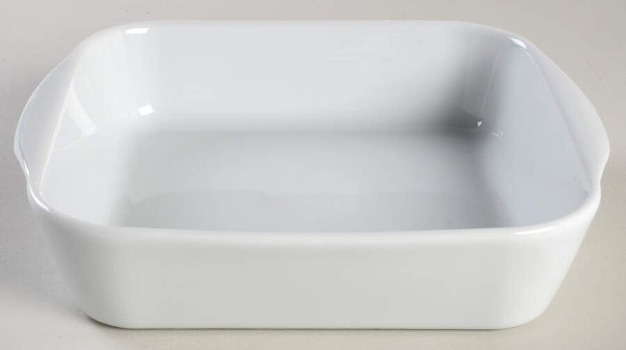 Culinaire White 6" Square Baker by Pillivuyt-1