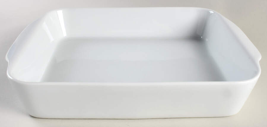 Culinaire White 11" Square Baker by Pillivuyt-1