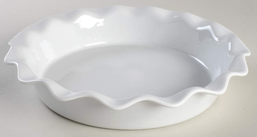 Culinaire White Pie Serving Plate by Pillivuyt-1