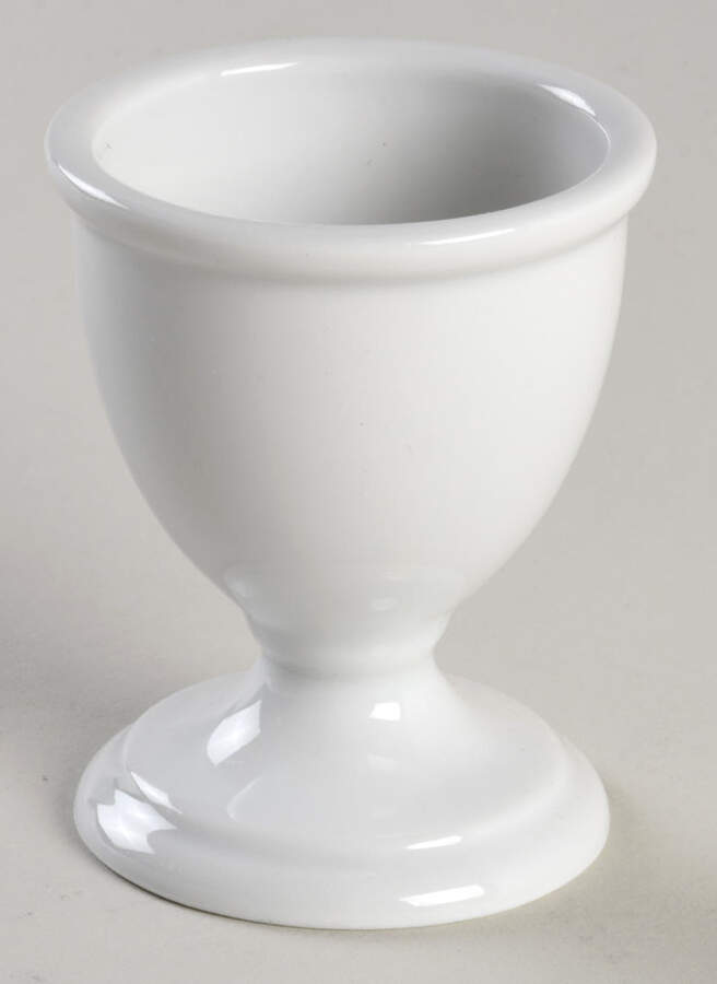 Culinaire White Footed Single Egg Cup by Pillivuyt-1