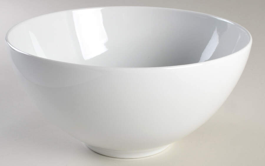 Culinaire White 9" Round Deep Bowl by Pillivuyt-1