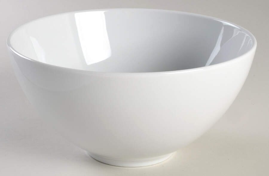 Culinaire White 7" Round Deep Bowl by Pillivuyt-1