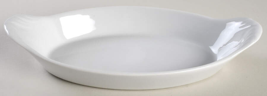 Culinaire White 8" Augratin by Pillivuyt-1