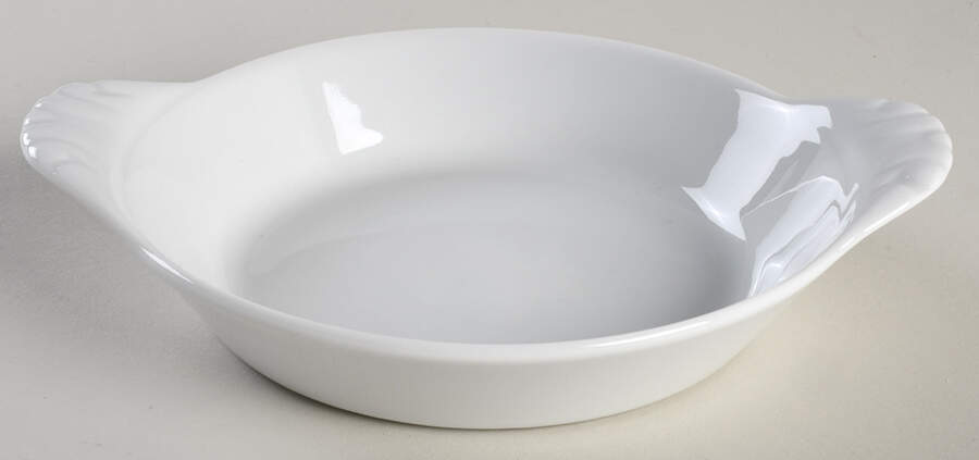 Culinaire White 6" Augratin by Pillivuyt-1