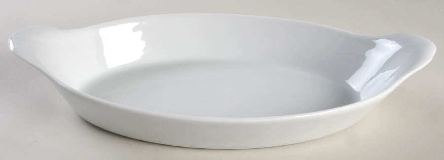 Culinaire White 10" Augratin by Pillivuyt-1