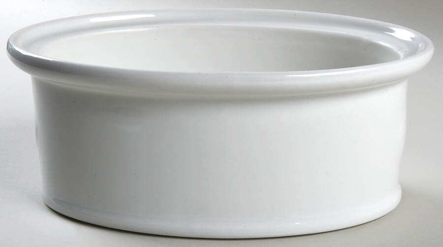 Culinaire White 9" Oval Casserole No Lid by Pillivuyt-1
